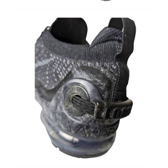 NIKE Air VaporMax 2020 Flyknit "Blk Dark Grey' Running Shoes Size 5Y/W6.5 - Picture 10 of 14